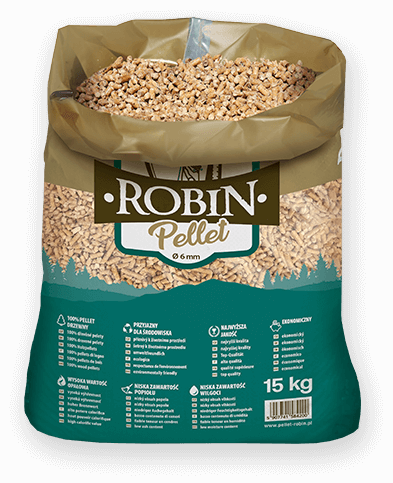 worek pelletu opałowego Robin do kupienia w Reszlu lub sklepie internetowym